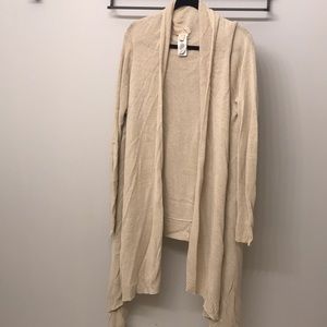 Michael Kors-Knit Drape Cardigan-Size:L/XL